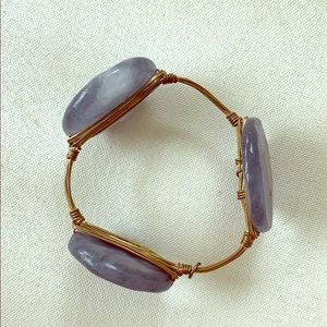 Bourbon and Bowties bracelet Size Small. Round